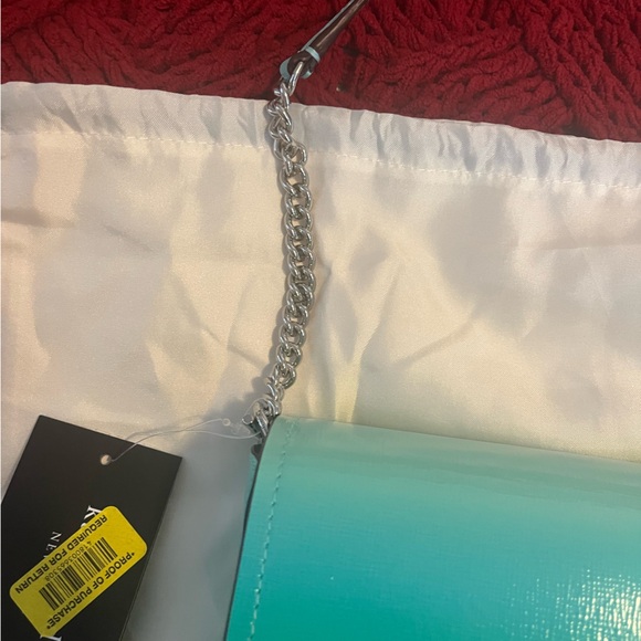 NWT Kate Spade Morgan Green Ombre Flap Chain Wallet Crossbody Handbag - Picture 7 of 12